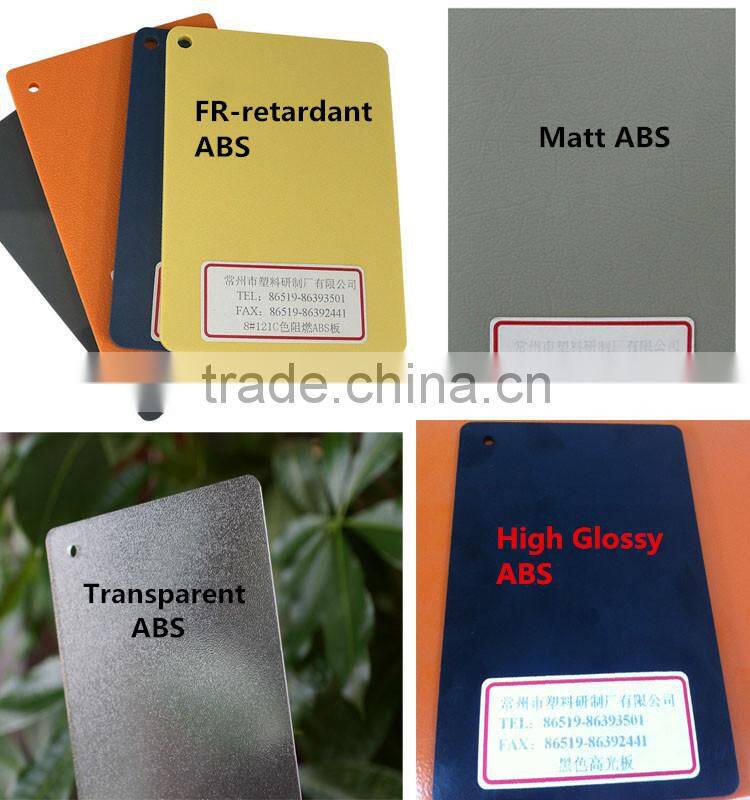 2mm Cold Resistance Glossy ABS Sheet