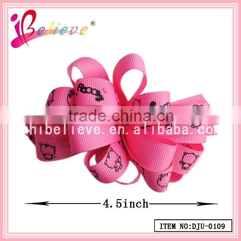 cheap hair accessories wholesale kids hair barrette,hair ribbon bow clips