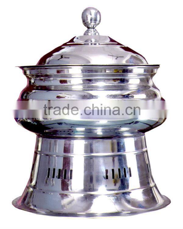 Steel Cheffing Dish, Wedding & Party utensils, food serving dish, hot keeping dish, Catering item, Hotel & Restaurant utensils