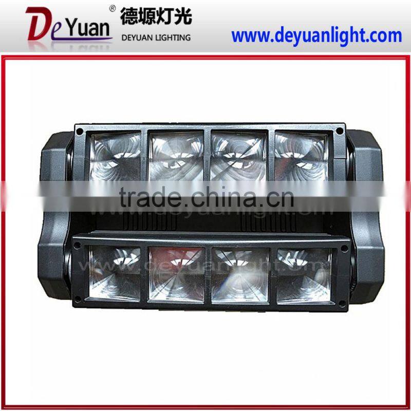 Cheap 8*3W rgbw mini led spider beam moving head light