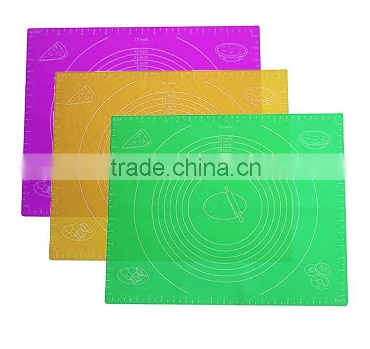 Silicone Work Rolling Baking Mat with Measurements