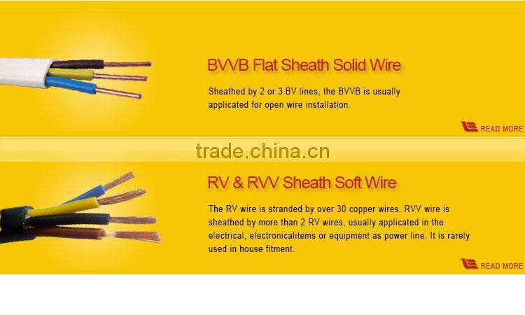 IEC Standard CCC Certified Factory Offer Electrical Wire Specifications