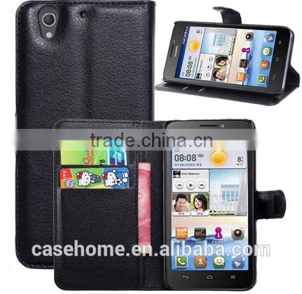 2016 Good Quality PU Leather Flip Wallet Case Cover for Huawei G630