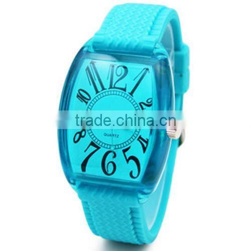 Personalized Top Quality Japanese Movement Watches silicone rubber watch