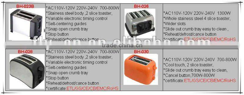 Toaster BH-001D GS/CE/RoHS