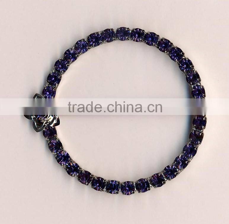 Rhinestone Flower Brooch - BR1412001