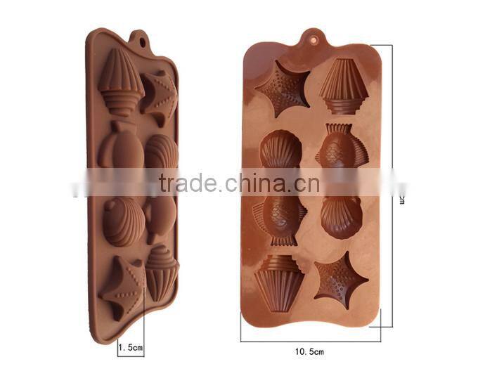 2016 Hot sale food grade FDA and LFGB 26 letter shape silicone chocolate mould and ice cube tray