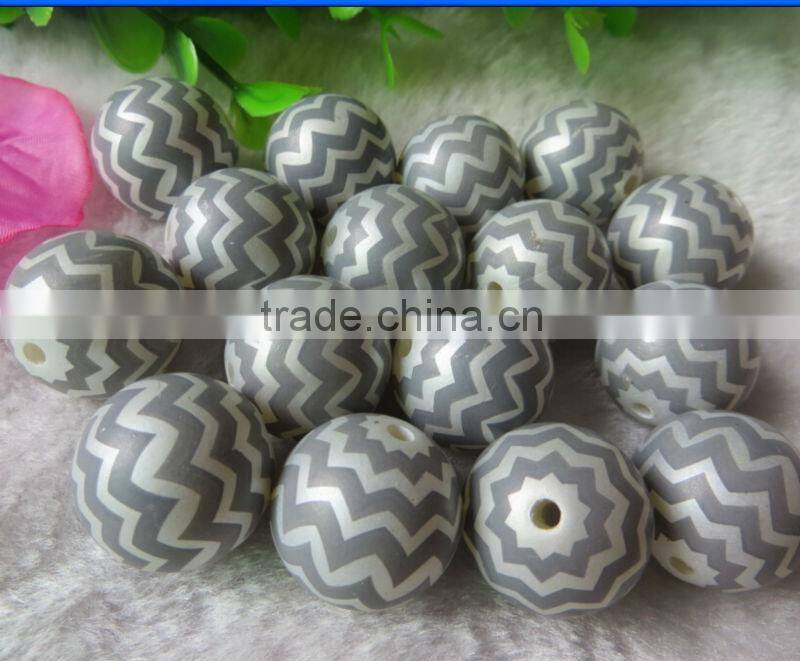 New 20MM Colorful Color Mix Acrylic Pearl Zig zag Chevron Beads for Fashion Kids Necklace Jewlery, Wholesales Price