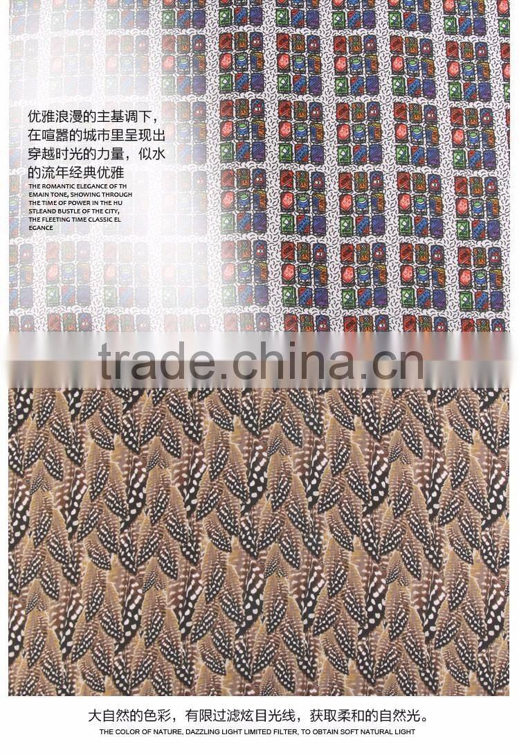 digital printing fabric 100% rayon fabric for woman garment