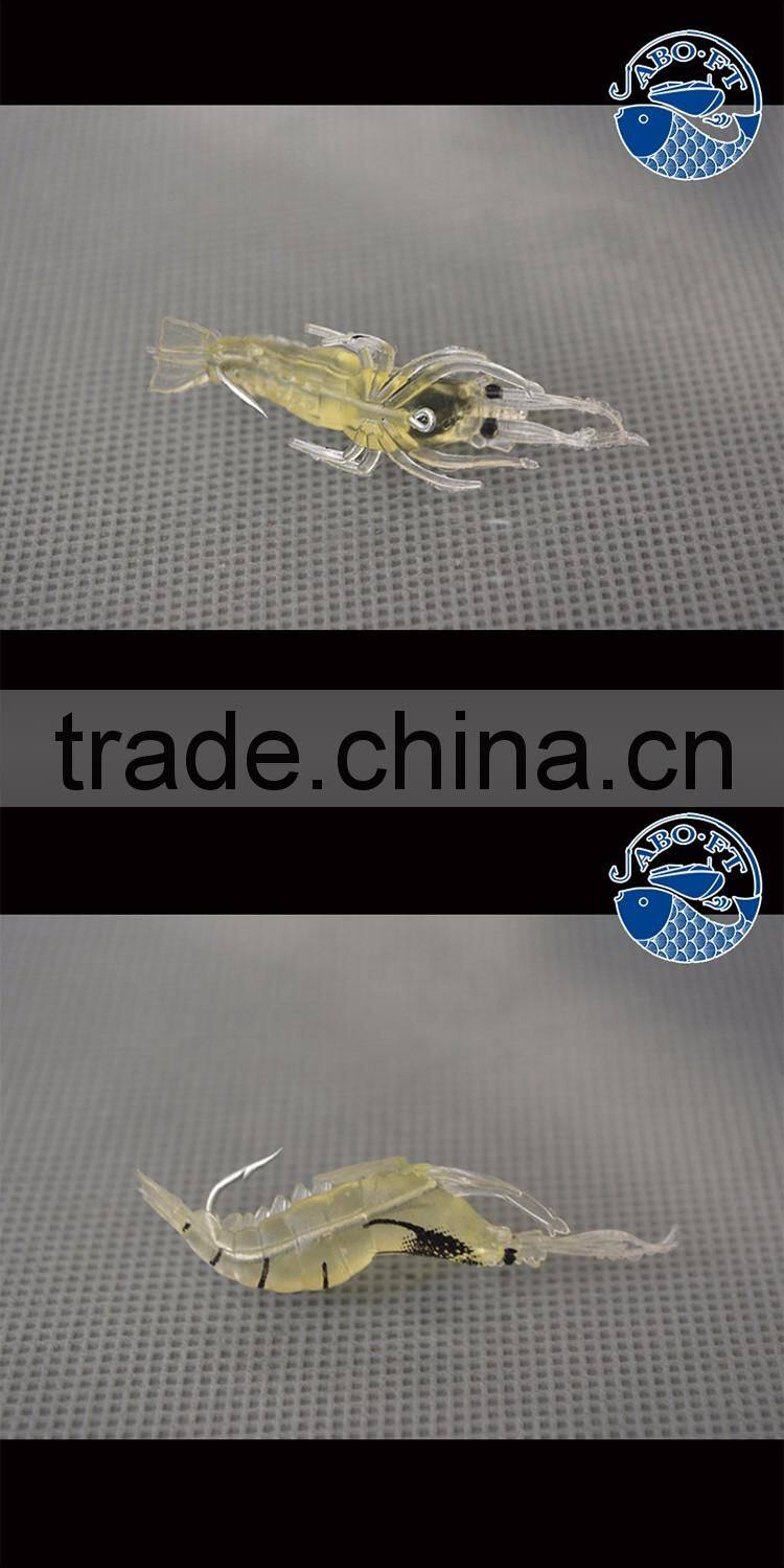 2016 flavored soft shrimp with artificial shape soft lure