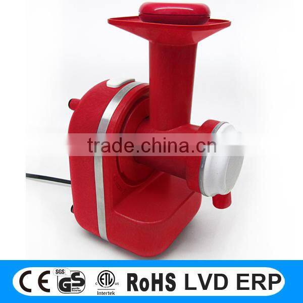 Homemade frozen yogurt maker, fruit ice cream maker, electric spiral slicer, and original orange juicer