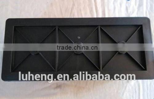 70.7*70.7*70.7mm Plastic Three Gang Cement Mortar Cube Test Mould