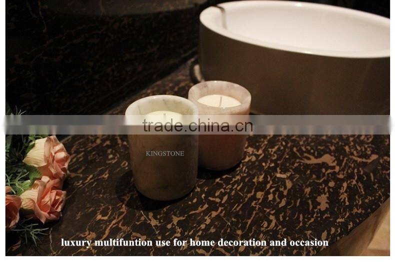 Tableware carrara white hexagon marble coaster/marble cup mat