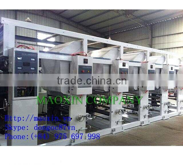 TaiWan inverter control Semi-Automatic Electronic Four color plastic Printing Machine