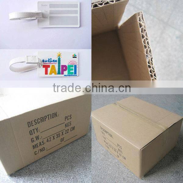 Wholesale Personalized Logo Nice Soft Rubber Suitcase Luggage Tags For Souvenir