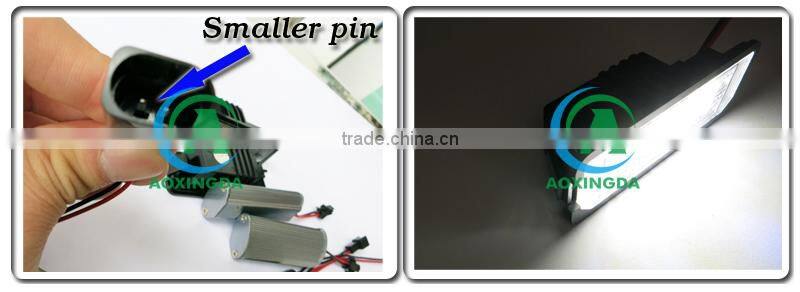 Error free LED number license plate light for Golf 7