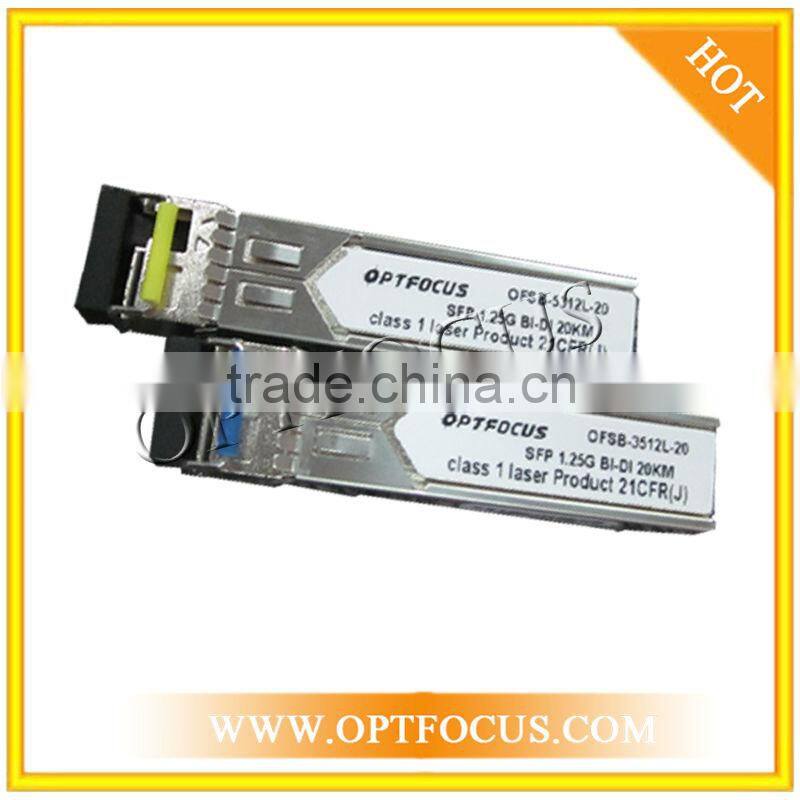 1.25Gbps, 20KM,SC SFP Bi-Directional Transceiver Compatible with cisco, huawei,HP etc