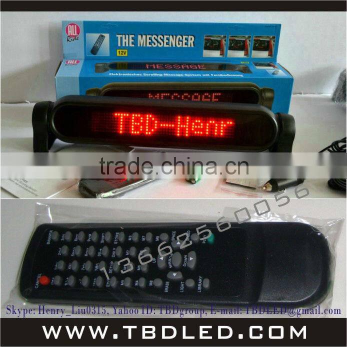 supper brilliant New products single color LED car display outdoor