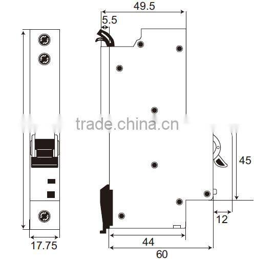 1 Pole RCBO Circuit Breaker