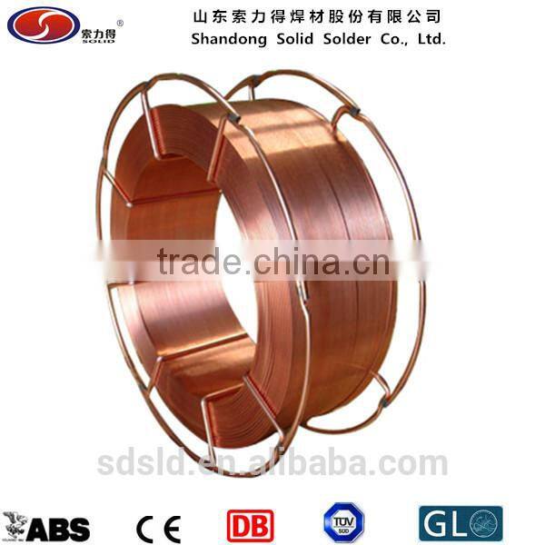 SOLID Mild steel mig wire 1.2mm AWS A5.18 ER70S-6