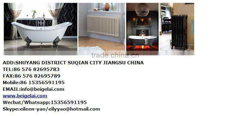 Deep single hole enamelled cast iron kitchen sink with two bowls