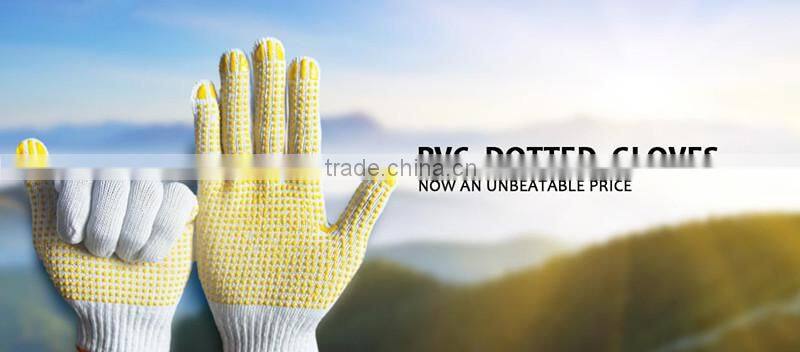 Strong and durable industrial PVC cotton gloves