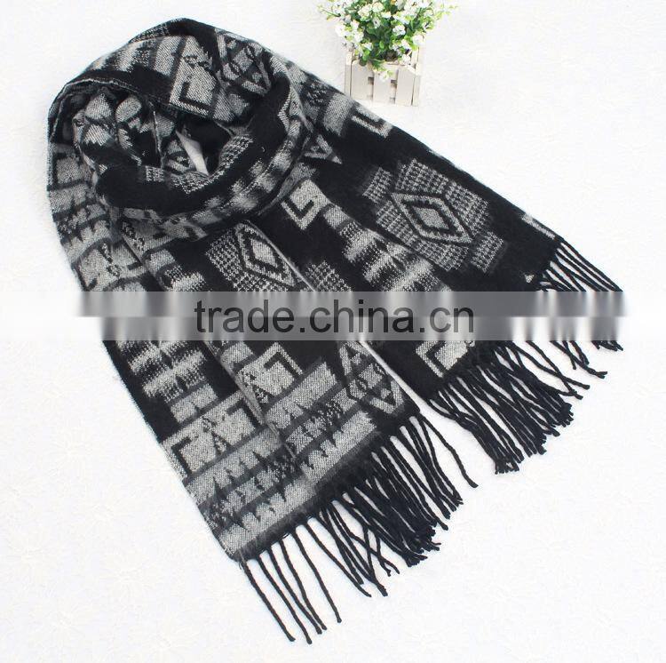 New product high quality fashion Geometric pattern scarf WJ-664