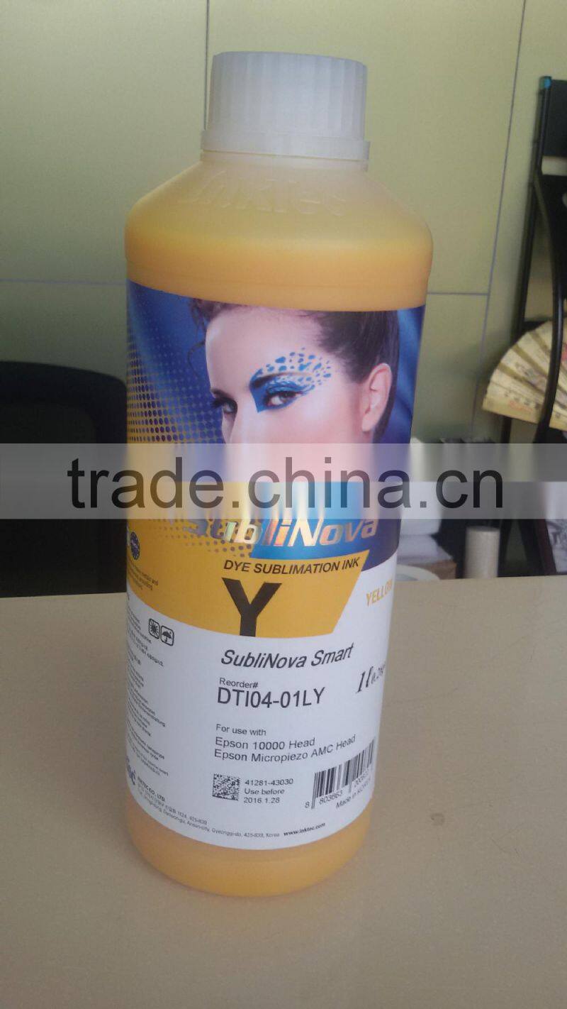 Dye sublimation ink for sublimation paper