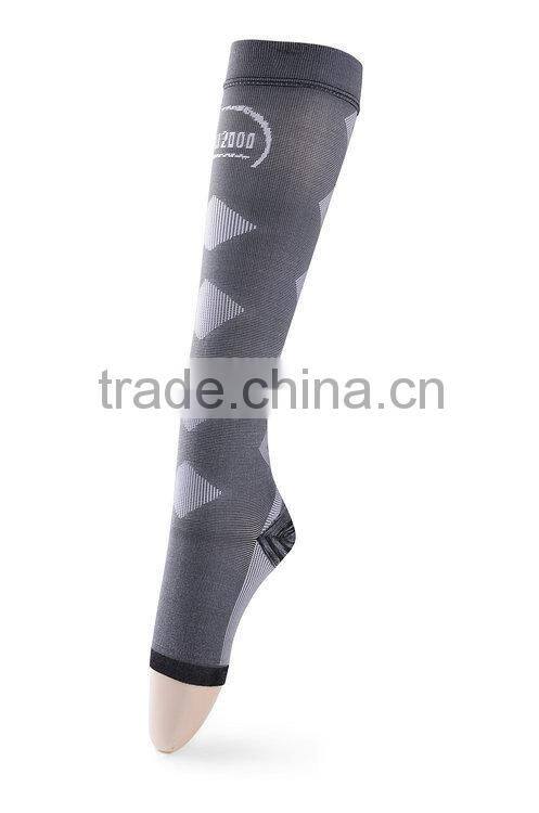 Custom Sports Compression Leg Sleeve Knitted Calf Leg Warmers