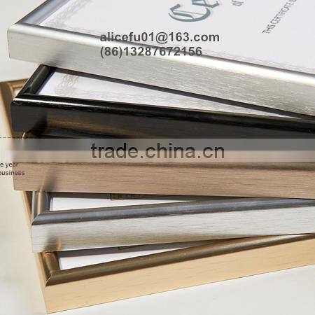 A4 or customized size metal aluminum photo frame certificate frame