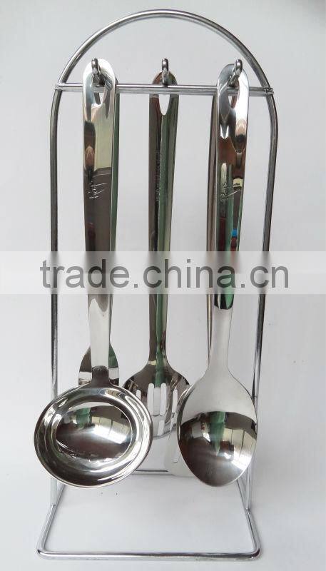 Personalized 5pcs stainless steel cooking tool set