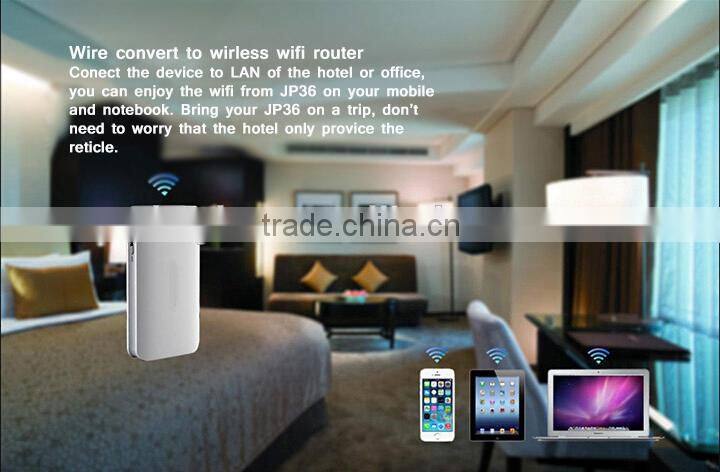 Multi-function 3g wifi router power bank with RoHs CE FCC