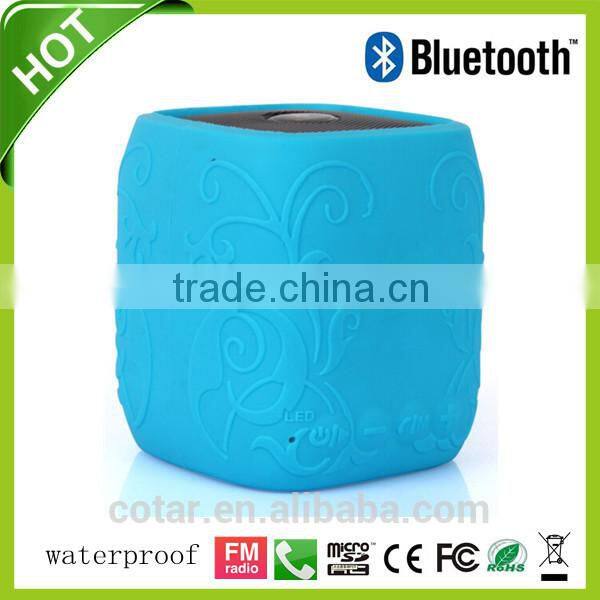 2016 Factory Wholesales Mini Wireless Waterproof Mushroom Bluetooth Speaker With Silicone Case