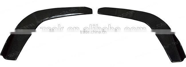Top real carbon fiber car front bumper splitters for universal type