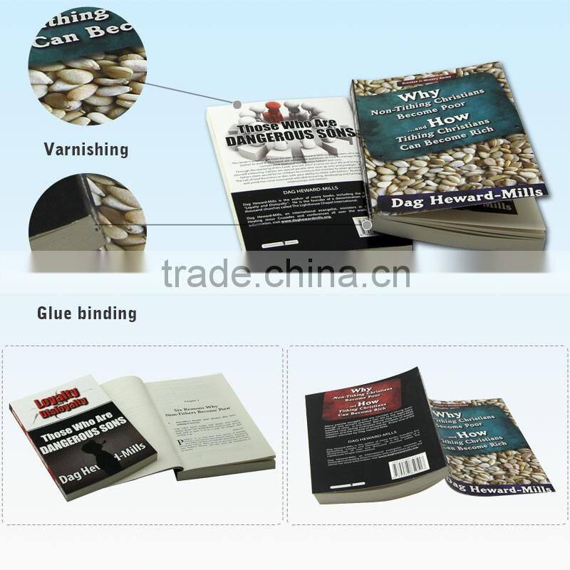 China Printing Manufacture supply Professional Offset Custom Novel Book Printing