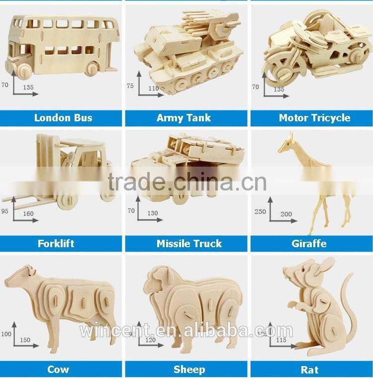 DIY 3D Wooden Snake Puzzle