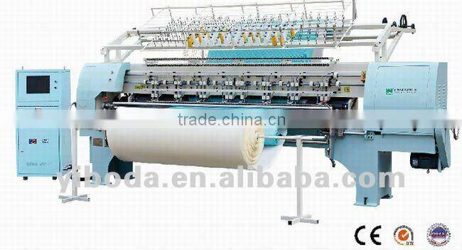 High speed multi needle quilting machine