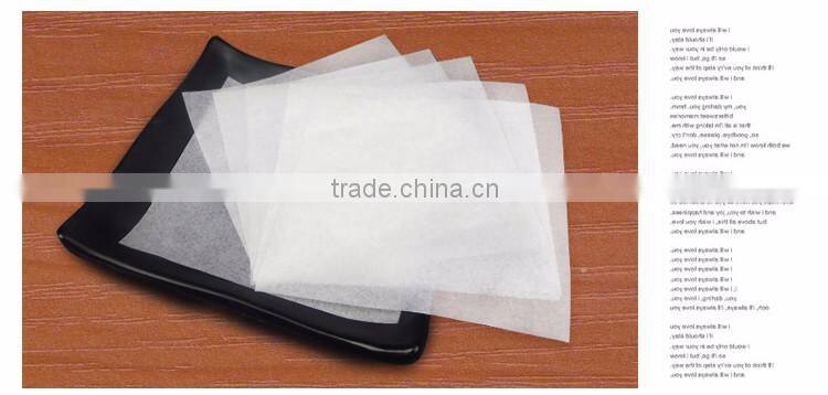 High quality heat resistant oil base paper basking paper food wrapping paper