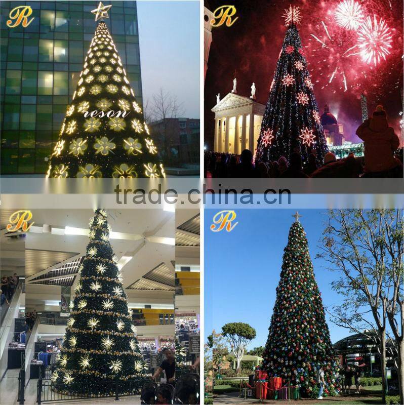 2015 Fantastic mental christmas tree shopping mall ornament