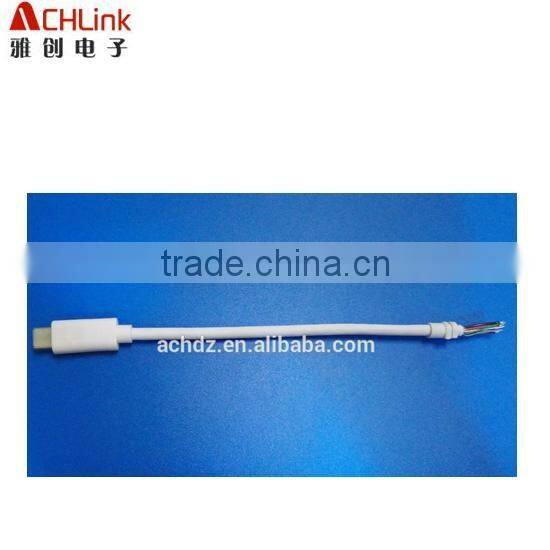 white Type c to open cable