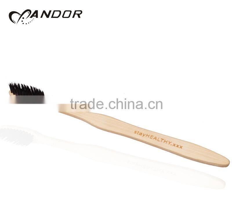 Top sell travel soft bamboo bristle toothbrush