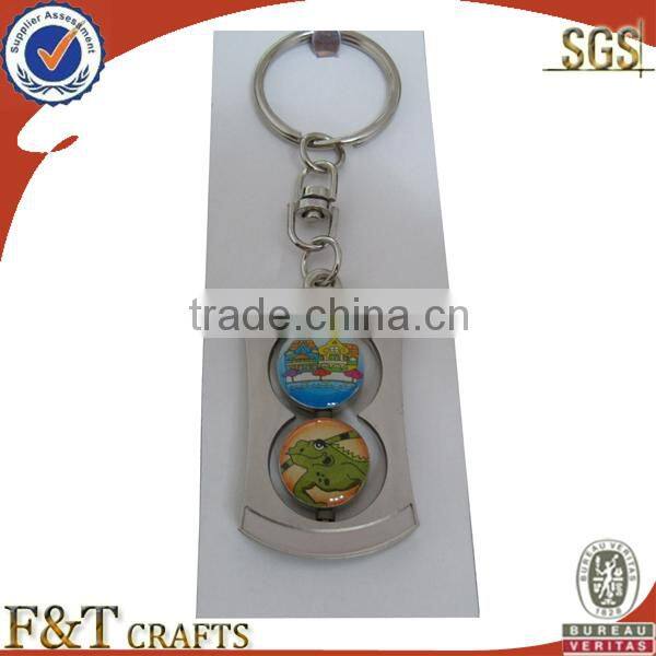 make your own keychain with custom cool design alloy peace sign printing logo