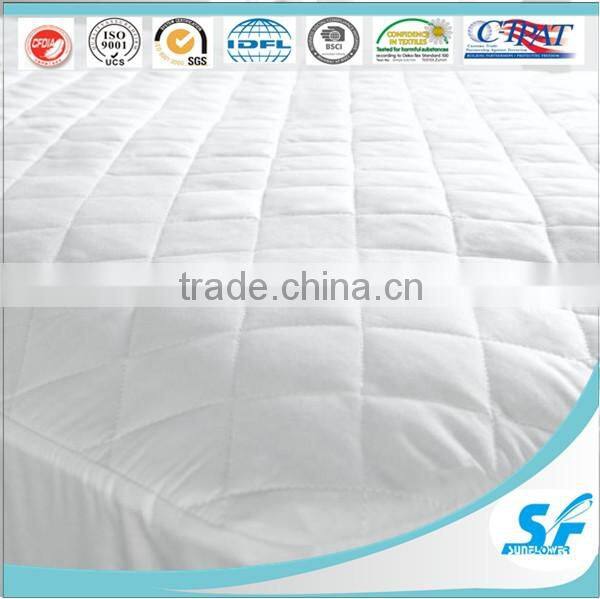 Mattress Pad Cover Fitted Quilted Queen 60"x80" Stretches to 18" Deep