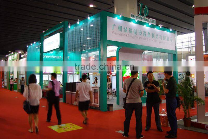 Portable galss pastry cooler table top pastry display cooler