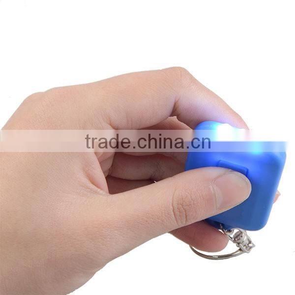 Best Solar Power 3 LED ABS Plastic Key Chain Torch Light For Gift Promotional
