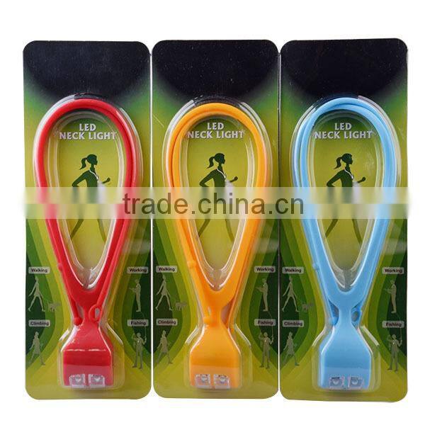 Factory Outdoor Walking Light Colorful LED Neck Light Torch