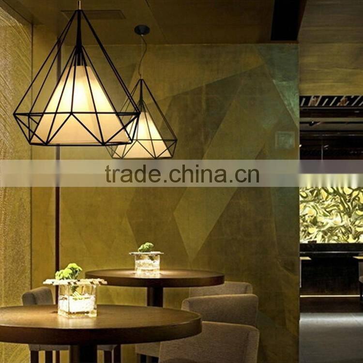 2016 Hot selling modern white glass dinning room pendant light for kitchen