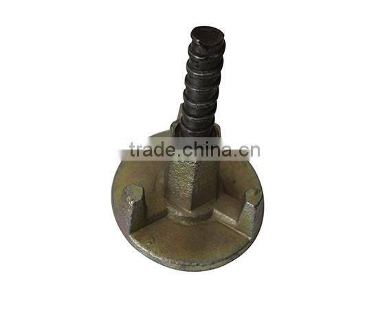 Formwork wing nut and screws