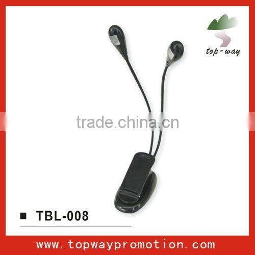 Hot promotion book light with clip