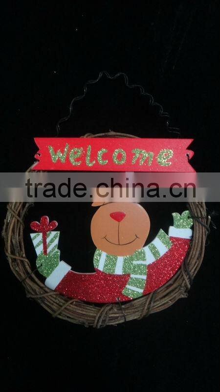 HANDMADE HANGING DOOR SIGNS WELCOME LET IT SNOW HO HO HO